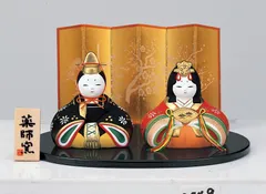 《２５％OFF》薬師窯錦彩華みやび雛 １組  ●1400607H