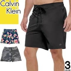 カルバンクライン Calvin Klein ショートパンツ 水着 海パン サーフパンツ メンズ インナー付き おしゃれ 大きいサイズ ブランド 膝上 STANDARD UV PROTECTED QUICK DRY SWIM TRUNK CB2KSS19
