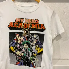 古着　S/M   Tシャツ　アニメT    僕のヒーローアカデミア　白