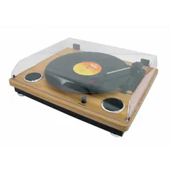 【新品 未使用 未開梱】WINTECH　スピーカー搭載レコードプレーヤー [PC接続対応]　KRP-206S