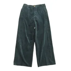 良品 GALLARDAGALANTE ガリャルダガランテ コーデュロイ ワイド パンツ イージー ストレッチ F 青 ブルー レディース 古着 中古 USED