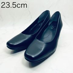 イング　スクエアトゥパンプス　23.5㎝　黒 EEE ing スクエアトゥパンプス（ブラック） -Mode et Jacomo × ing