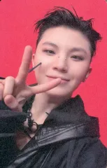 【中古】コレクションカード(男性) SEVENTEEN/ウジ(WOOZI)/ホログラム仕様/CD「HAPPY BURSTDAY」(DAREDEVIL Ver.)SEVENTEEN Weverse Shop特典フォトカード