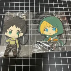 進撃の巨人 エレン アルミン ラバーストラップ
