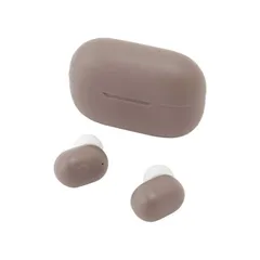 【 新品 未開封 】   クオリティトラストジャパン フルワイヤレスイヤホン ブラウン [ リモコン･マイク 対応 / ワイヤレス ( 左右分離 ) / Bluetooth ] QB-082CBN 未使用 送料無料