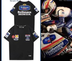 ★アウトレット★新品 M ロスマンズ Rothmans x honda HRC MotoGP Tシャツ NSR 半袖 オートバイ レーシング アウトドア スポーツ