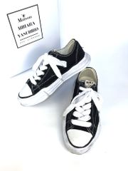 MAISON　MIHARA　YASUHIRO　メゾンミハラヤスヒロ　A01FW702　PETERSON　ピーターソン　CANVAS　LOWCUT　SNEAKER　スニーカー　サイズ41(25.5cm)　ブラック　箱付のサムネイル