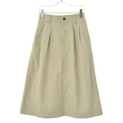 【MARGARETHOWELLMHL】25SS 5955132501 WASHED COMPACT COTTON ロングスカート