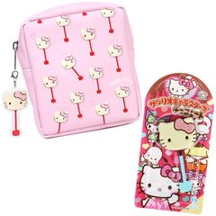 ハローキティ 不二家棒付きチョコレート＆ポーチ セット 化粧ポーチ サンリオ sanrio キャラクター