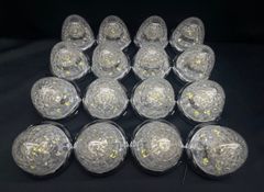 CE-162C　16個　クリアー／アンバー　ヤック　超流星マーカー　レトロ　デコトラ　アート　LEDマーカーランプ 樹脂レンズ 12V24V共用　トラックショップASC