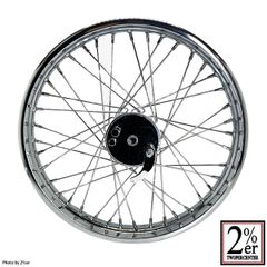 19インチ　ミニドラムホイールセット　19X1.85IN　クローム