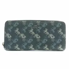 極美品✨COACH コーチ　ホースアンドキャリッジ　ラウンドファスナー　長財布 2025年最新】coach ホース&キャリッジ 財布の人気アイテム