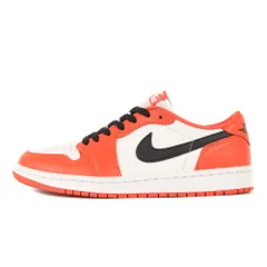 美品 NIKE ナイキ サイズ:26.0cm WMNS AIR JORDAN 1 LOW OG STARFISH (CZ0775-801) ウィメンズ エア ジョーダン1 ロー オレンジ ホワイト ブラック WMNS US9 ローカット スニーカー シューズ
