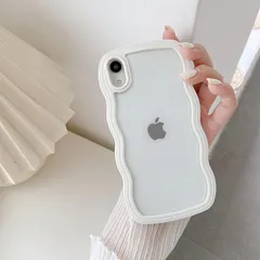 QLTYPRI iPhone XS Maxケース クリア TPUカバー おしゃれ 韓国 可愛い 透明 薄型 軽量 耐衝撃 スマホケース ワイヤレス充電対応 ストラップホール付き アイフォン XS Max ケース 6.5インチ 対応 - ホワイト 1