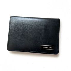 未使用品】BURBERRY カードケース ブラック箱付 アローズハンカチ