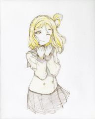 [중고] 잡화 오하라 마리 아트 보드 [러브라이브! 선샤인!! 5주년 전시회 -Pieces of Aqours-]