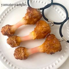 リニューアル！再登場！ 食べ尽くした骨つき肉　ヘアゴム 食品サンプル　フェイクフード　個性的