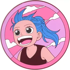 【中古】コースター ネフェルタリ・ビビ ラバーコースター 「一番くじ ワンピース The Greatest Battle～偉大なる航路へ～」 G賞