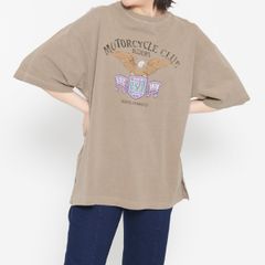 イーグルプリントピグメントTシャツ
