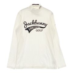 サイズ：2 JACK BUNNY ジャックバニー  長袖ハイネックTシャツ  ホワイト系 [240101354742]# ゴルフウェア レディース ストスト