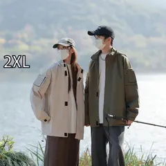 [2XL]秋冬 コーデ メンズ  服 シンプル ファッション オシャレ 大人 かっこいい 大きいサイズ ストリート 紳士服 多機能 フード付き ジャケット アウトドア カジュアル 快適 カップル