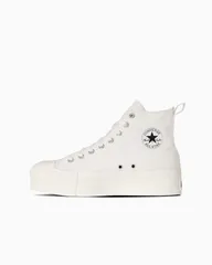 ★コンバース特価★厚底ソール！CONVERSE ALL STAR（R）LIFTED Z HI (コンバース　オールスター（R）リフテッドＺ　ＨＩ）ホワイト24.0センチ