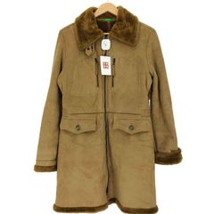ユナイテッドカラーズオブベネトン UNITED COLORS OF BENETTON ジップ フェイクムートンコート レディース 表記無 