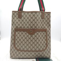 GUCCI グッチ　トートバッグ　シェリーライン　GGスプリーム　オールドグッチ