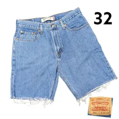 リーバイス501ショートパンツハーフパンツ32ジーンズ　w39股下19総丈44　pth0017