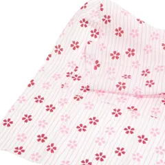 手ぬぐい 縞さくら柄 1枚 日本製 小紋柄 手拭い てぬぐい 日本手拭い 日本手ぬぐい 和手ぬぐい 和手拭い 和雑貨 和柄 ハンカチ 綿100% 洗顔