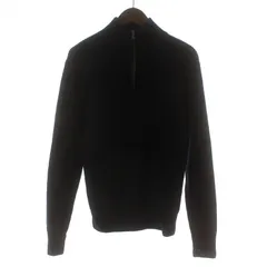 ポールスミスコレクション PAUL SMITH COLLECTION 19AW ハーフジップ ニット セーター 長袖  リブ ハイネック サムホール M 濃紺 ネイビー PC-EE-45487 /AQのサムネイル
