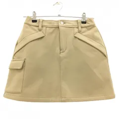 ★SALE価格★【美品】ジャックバニー スカート ベージュ系 裏起毛 内側インナーパンツ ウエストゴム入り レディース 0(S) ゴルフウェア Jack Bunny
