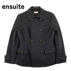 【美品】ensuite　エンスウィート　コート　アウター　ファー付き　サイズ3 美品】ensuite エンスウィート コート アウター ファー付き サイズ3