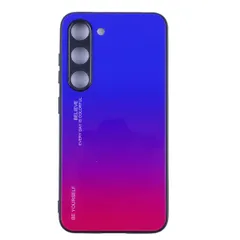 Galaxy S23 ケース SC-51D SCG19 ギャラクシーs23  グラデーション ハイブリット ケース 【Color】 ブルー・ピンク