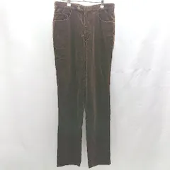 ◇ ⊇ Paul Smith ポールスミス ベロア風 スラックスパンツ サイズ表記なし ブラウン メンズ E  【1502060044110】