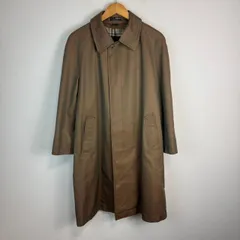 90s SANYO サンヨー トレンチコート メンズ Lサイズ ベージュ 古着 ストリート アースカラー シンプル  無地  オーバーサイズのサムネイル
