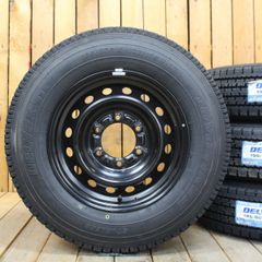 2024年製造 200系 ハイエース 純正 新車外し ホイール 15インチ 195/80R15 107/105N TOYO DELVEX 935 新品 車検対応 スタッドレスタイヤ 4本SET