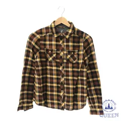 ☆美品☆ トップス シャツ おしゃれ ポケット付き 長袖 カジュアル レディース チェック 901-4018 送料無料 古着