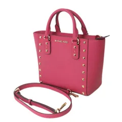 MICHAEL KORS/マイケルコース 2way ショルダーバッグ ハンドバッグ スタッズ 赤、ピンク系  HO ABランク