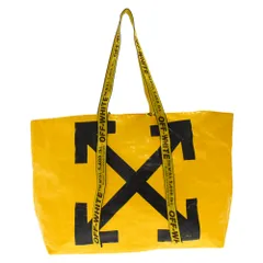 OFF-WHITE (オフホワイト) 19AW Arrows Tyvek Tote アロース トートバッグ イエロー OWNA094E19F59110のサムネイル