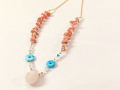【年末SALE】天然石　ネックレス　#N43