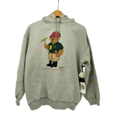 美品激レア90s当時POLO BEARパーカー ビンテージ 激レア美品 ラルフローレン パーカー 90s グレー POLO