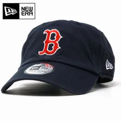 NEWERA キャップ メンズ ニューエラ レディース ウォッシュドコットン 定番 ボストン・レッドソックス ロゴ CASUAL CLASSIC イージースナップ 紺 ネイビー 13562018【MB】