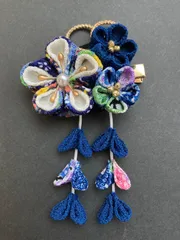 つまみ細工　ミニクリップ