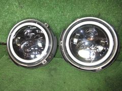 N-ONE JG12 インナーブラックLED加工 ヘッドライト ハロゲン左右