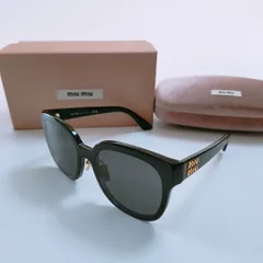 【新品未使用】MIU MIU ミュウミュウ ロゴ サングラス MU01ZS