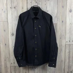 SEAN JOHN ショーンジョン 長袖 無地 厚地 ブラック シャツ XLのサムネイル