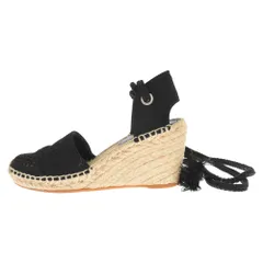 Christian Dior (クリスチャンディオール) エスパドリーユ ウェッジソールサンダル グランヴィル ベージュ/ブラック レディースのサムネイル