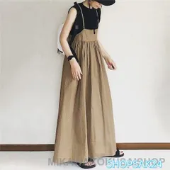 キャミソールワンピース ワンピース レディース 夏 秋 ロングワンピース サロペット オールインワン キャミワンピース ジャンパースカート 重ね着 春 ゆったり673