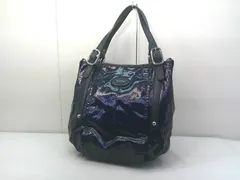 s25g-A634k【中古】TOD'S トッズ　Gライン　エナメル　トートバッグ　ショルダーストラップ欠品
